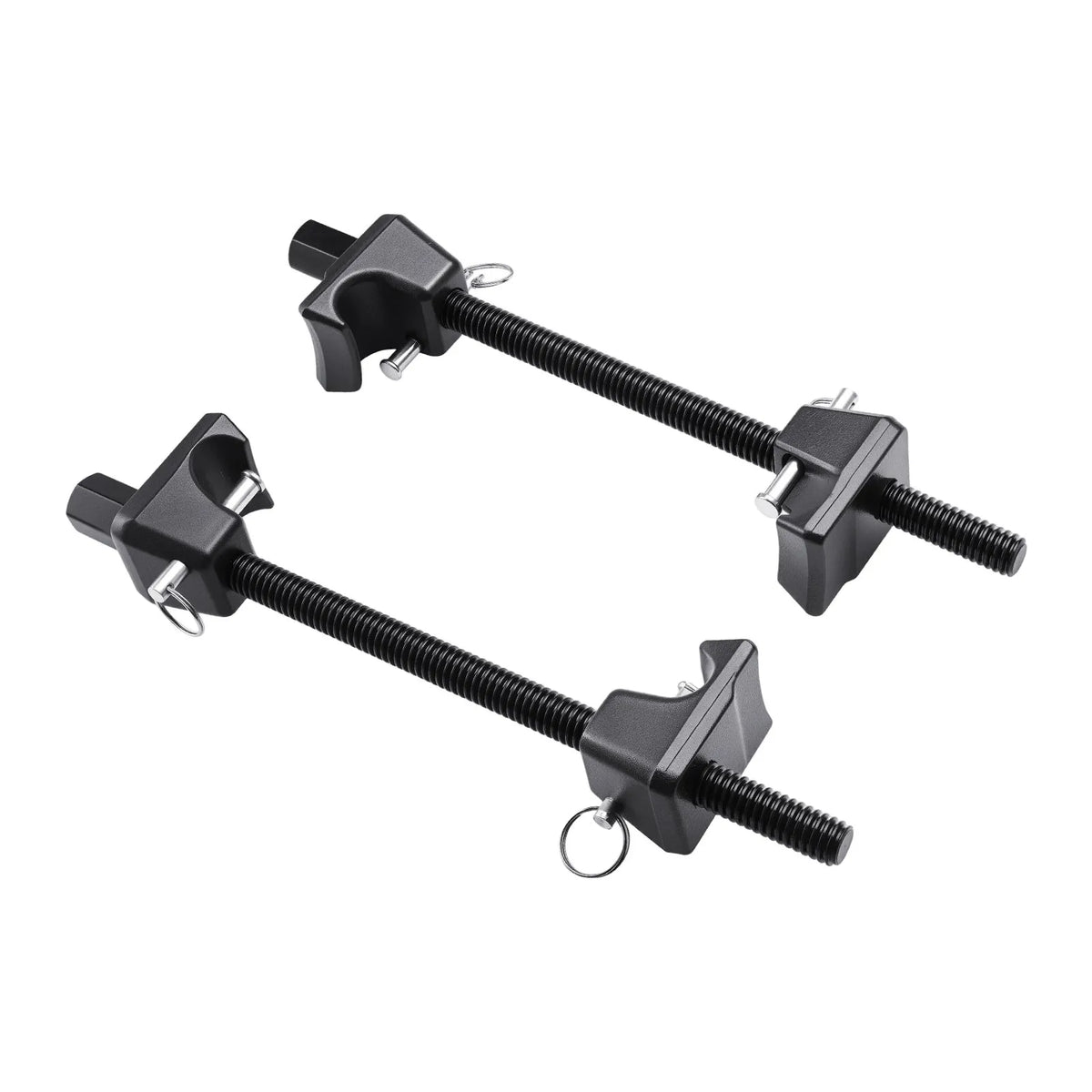 VEVOR Coil Spring Compressor Set (2 pcs), Heavy-Duty Spring Compressor with 256 mm Working Range, Compatible with 22 mm Hex Socket Adapters, Suitable for Cars, Trucks and Motorcycles, Black
