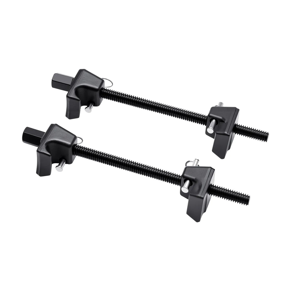 VEVOR Coil Spring Compressor Set (2 pcs), Heavy-Duty Spring Compressor with 256 mm Working Range, Compatible with 22 mm Hex Socket Adapters, Suitable for Cars, Trucks and Motorcycles, Black