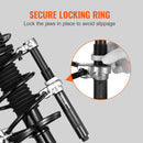 VEVOR atsperu saspiedēja instruments, 2 gab., smagās kategorijas MacPherson stūru atsperu saspiedēju komplekts, 1200,2 kg saspiedēja jauda ar drošības kronšteinu un pārnēsājamu futrāli, piemērots automašīnām, kravas automobiļiem, ATV un UTV