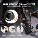 VEVOR atsperu saspiedēja instruments, 2 gab., smagās kategorijas MacPherson stūru atsperu saspiedēju komplekts, 1200,2 kg saspiedēja jauda ar drošības kronšteinu un pārnēsājamu futrāli, piemērots automašīnām, kravas automobiļiem, ATV un UTV