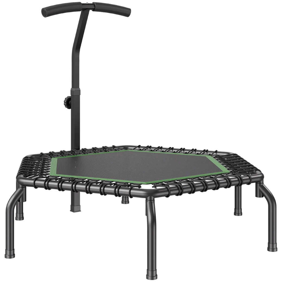 VEVOR fitnessbatuut 138 cm käepidemega täiskasvanutele, kuni 204 kg