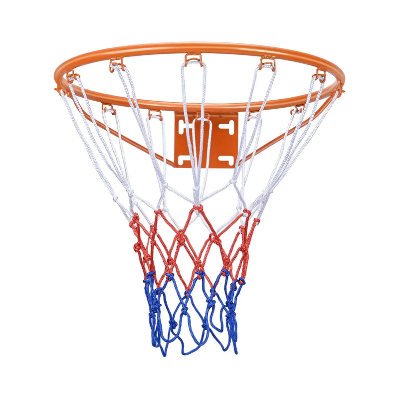 VEVOR basketbola stīpa, pie sienas vai durvīm montējams basketbola grozs, izturīga Q235 tērauda elastīgā stīpa ar tīklu, standarta 45,7 cm iekštelpu un āra piekaramais basketbola grozs bērniem un pieaugušajiem - ZEMLETES.LV