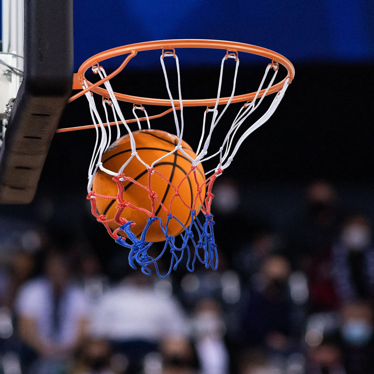 VEVOR basketbola stīpa, pie sienas vai durvīm montējams basketbola grozs, izturīga Q235 tērauda elastīgā stīpa ar tīklu, standarta 45,7 cm iekštelpu un āra piekaramais basketbola grozs bērniem un pieaugušajiem - ZEMLETES.LV