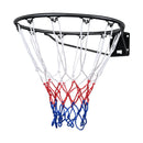 VEVOR basketbola groza stīpa sienas vai durvju montāžai, pastiprināta Q235 tērauda konstrukcija ar dubulto atsperi un tīklu, Ø457 mm standarta grozs lietošanai telpās un ārā, piemērots bērniem un pieaugušajiem - ZEMLETES.LV