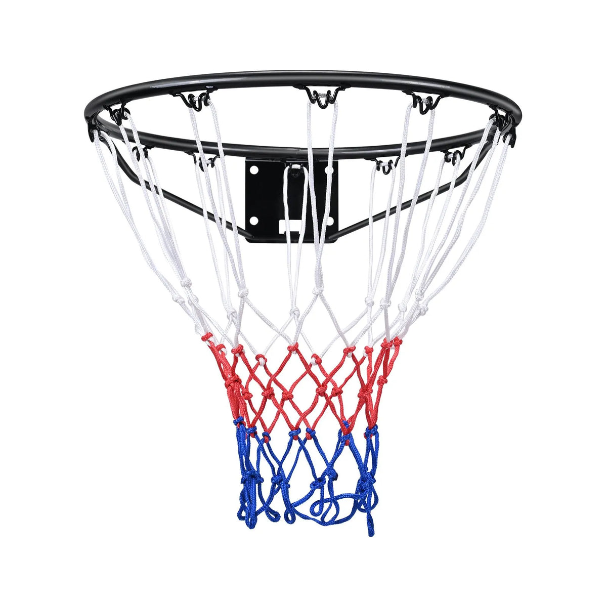 VEVOR basketbola groza stīpa sienas vai durvju montāžai, pastiprināta Q235 tērauda konstrukcija ar dubulto atsperi un tīklu, Ø457 mm standarta grozs lietošanai telpās un ārā, piemērots bērniem un pieaugušajiem - ZEMLETES.LV
