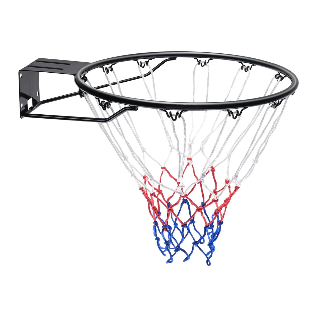 VEVOR basketbola groza stīpa sienas vai durvju montāžai, pastiprināta Q235 tērauda konstrukcija ar dubulto atsperi un tīklu, Ø457 mm standarta grozs lietošanai telpās un ārā, piemērots bērniem un pieaugušajiem - ZEMLETES.LV
