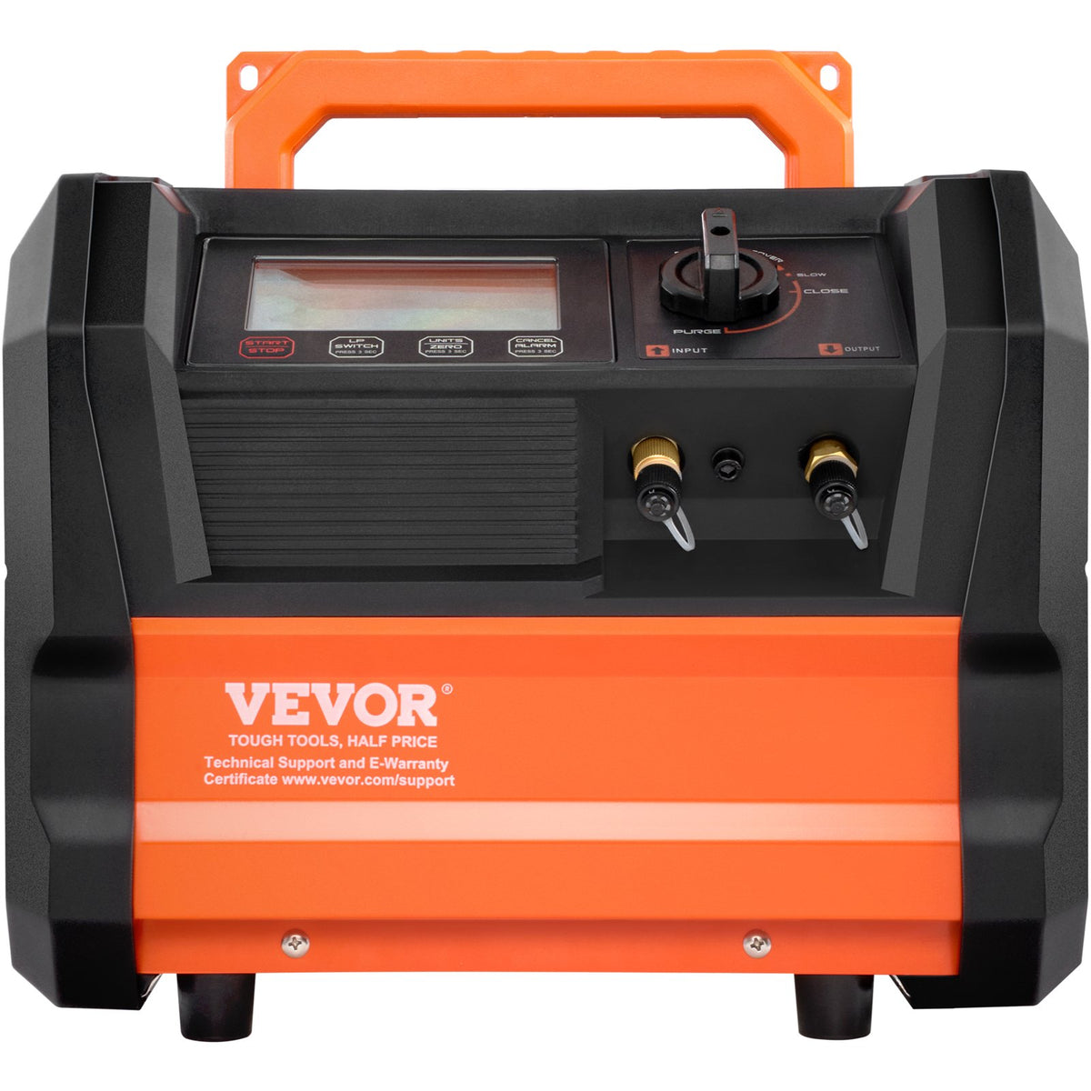 VEVOR Refrigerant Recovery Machine, 0.75 kW Power, Dual-Cylinder System with 3000 RPM Brushless Motor, Portable, for Freon and Other Refrigerants from Automotive, Air Conditioning and HVAC Systems