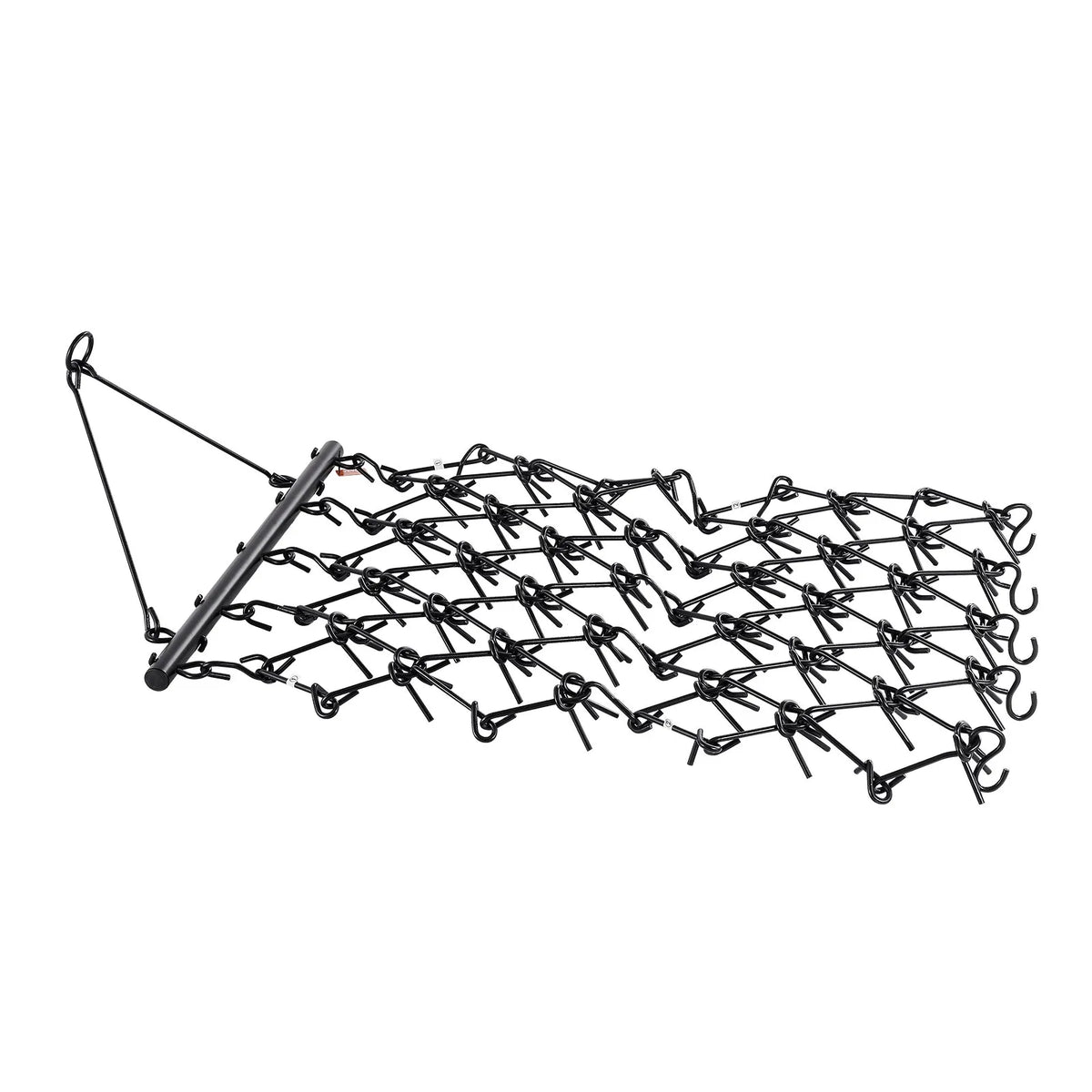 VEVOR ķēžu ecēšas 1220 x 1220 mm, ar 69 asiem zobiem, Q235 tērauds, velkamas ar ATV, UTV un traktoriem, paredzētas augsnes sagatavošanai, sēšanai, teritoriju izlīdzināšanai un grants ceļu kopšanai - ZEMLETES.LV