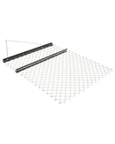VEVOR ķēžu ecēšas 1220 x 1520 mm, Q235 tērauds, velkamas ar UTV un traktoru, paredzētas teritoriju izlīdzināšanai un augsnes sagatavošanai, piemērotas grants ceļiem, laukiem un dārziem, melnas - ZEMLETES.LV