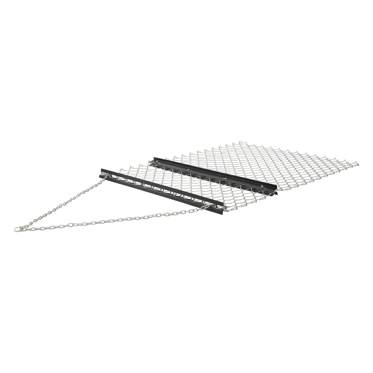 VEVOR ķēžu ecēšas 1220 x 1520 mm, Q235 tērauds, velkamas ar UTV un traktoru, paredzētas teritoriju izlīdzināšanai un augsnes sagatavošanai, piemērotas grants ceļiem, laukiem un dārziem, melnas - ZEMLETES.LV