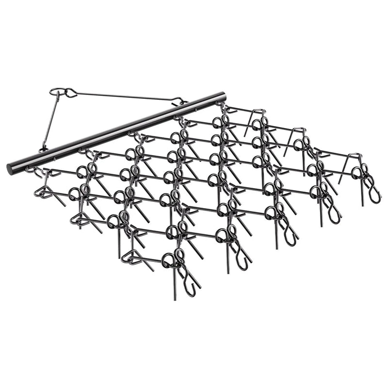VEVOR ķēžu ecēšas 1520 x 1370 mm, ar 60 asiem zobiem, Q235 tērauds, velkamas ar ATV, UTV un traktoriem, paredzētas augsnes sagatavošanai, sēšanai, teritoriju izlīdzināšanai un grants ceļu kopšanai - ZEMLETES.LV