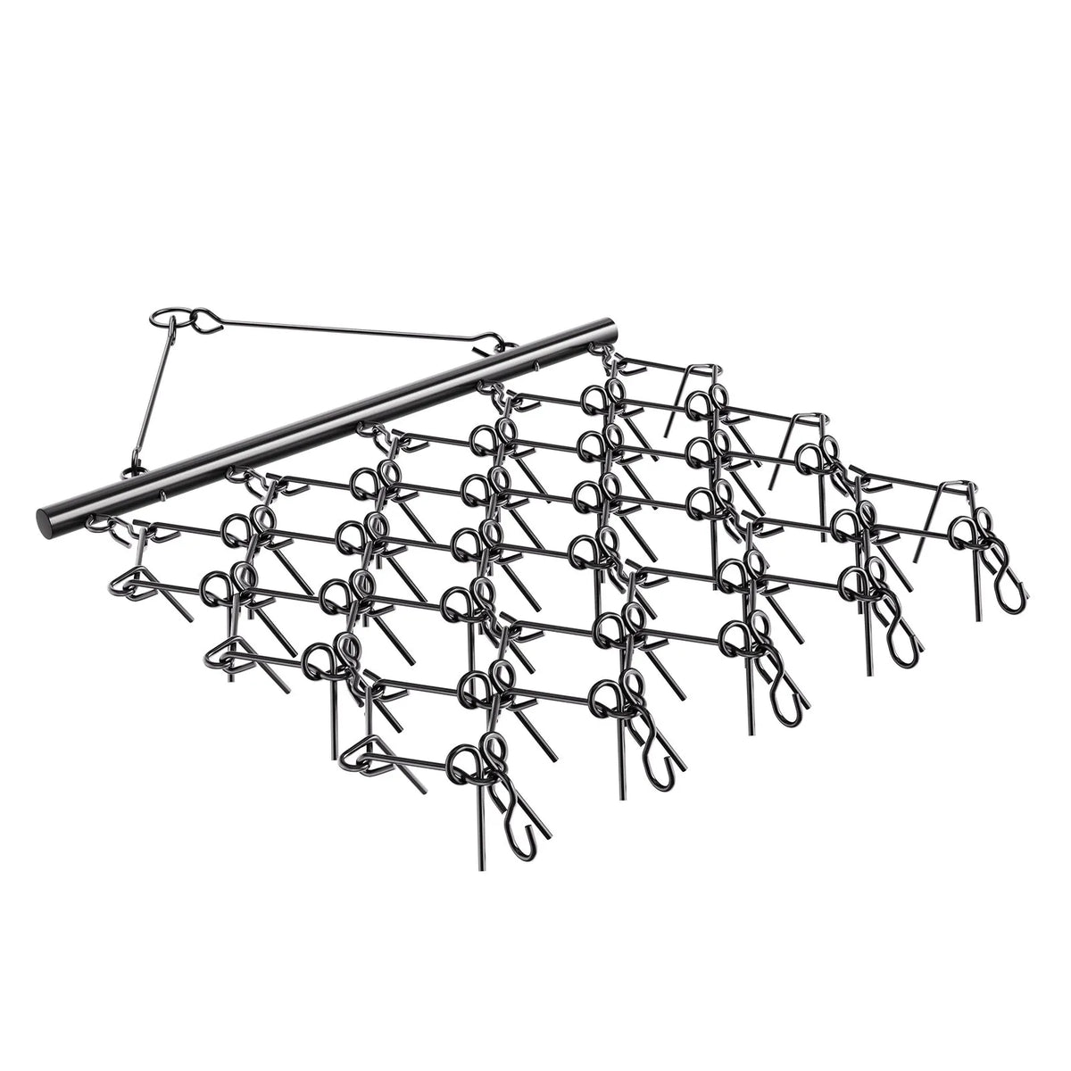 VEVOR ķēžu ecēšas 1520 x 1370 mm, ar 60 asiem zobiem, Q235 tērauds, velkamas ar ATV, UTV un traktoriem, paredzētas augsnes sagatavošanai, sēšanai, teritoriju izlīdzināšanai un grants ceļu kopšanai - ZEMLETES.LV