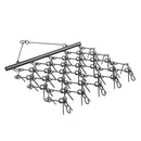 VEVOR ķēžu ecēšas 1520 x 1370 mm, ar 60 asiem zobiem, Q235 tērauds, velkamas ar ATV, UTV un traktoriem, paredzētas augsnes sagatavošanai, sēšanai, teritoriju izlīdzināšanai un grants ceļu kopšanai - ZEMLETES.LV