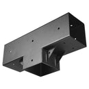 VEVOR pergolas stiprinājumu komplekts 92 × 92 mm koka brusām, T veida 3 virzienu savienojumi ar skrūvēm, pergolām, lapenēm un DIY koka konstrukcijām, 2 gab.