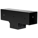 VEVOR pergolas stiprinājumu komplekts 92 × 92 mm koka brusām, T veida 3 virzienu savienojumi ar skrūvēm, pergolām, lapenēm un DIY koka konstrukcijām, 2 gab.