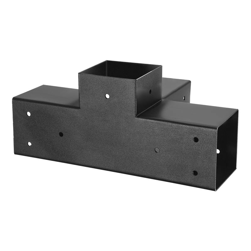 VEVOR pergolas stiprinājumu komplekts 92 × 92 mm koka brusām, 4 × 3 virzienu un 2 × 4 virzienu savienojumi ar 6 stabu pamatnēm, pergolām, lapenēm un nojumēm, 12 gab.