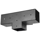 VEVOR pergolas stiprinājumu komplekts 92 × 92 mm koka brusām, slīpi 4 virzienu savienojumi no oglekļa tērauda ar stabu pamatnēm un sienas stiprinājumiem, pergolām, lapenēm un nojumēm