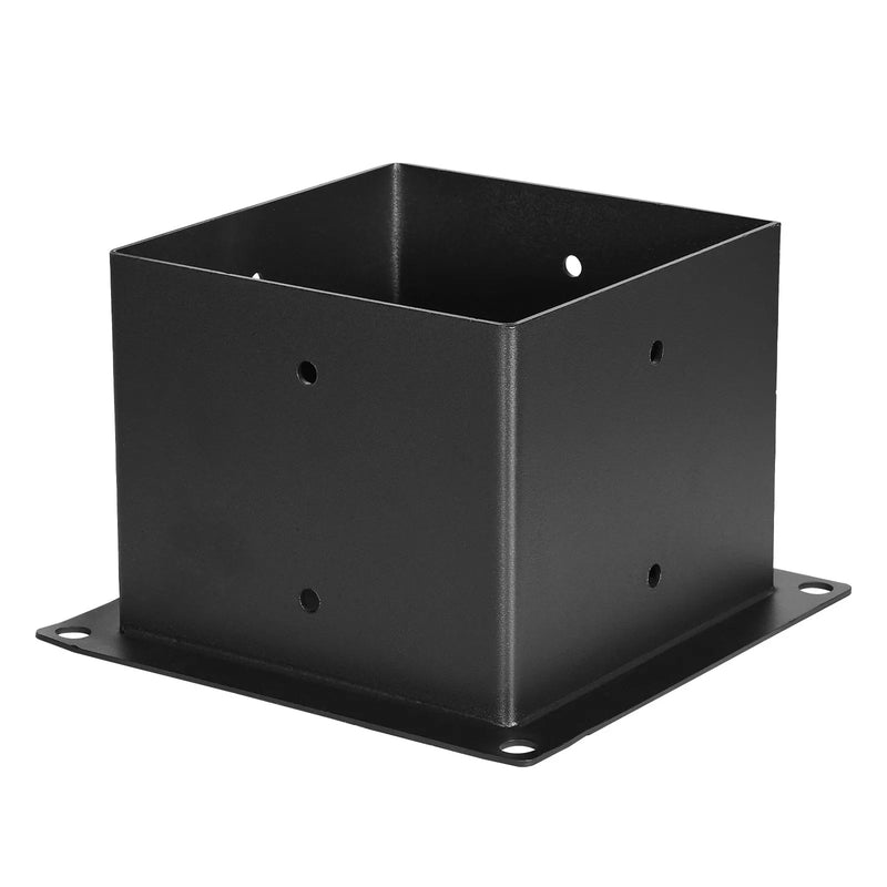 VEVOR pergolas stūra stiprinājumu komplekts 152 × 152 mm, iekšējais izmērs 142 × 142 mm, 3 virzienu lielas slodzes savienojumi koka brusām un stabiem, lapenēm, terases pergolām un koka nojumēm, 4 gab.