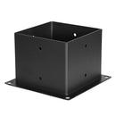 VEVOR pergolas stūra stiprinājumu komplekts 152 × 152 mm, iekšējais izmērs 142 × 142 mm, 3 virzienu lielas slodzes savienojumi koka brusām un stabiem, lapenēm, terases pergolām un koka nojumēm, 4 gab.