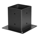 VEVOR pergolas stūra stiprinājumu komplekts 92 × 92 mm koka brusām, 3 virzienu lielas slodzes savienojumi ar stabu pamatnēm, lapenēm, terasēm un koka nojumēm, 4 gab.