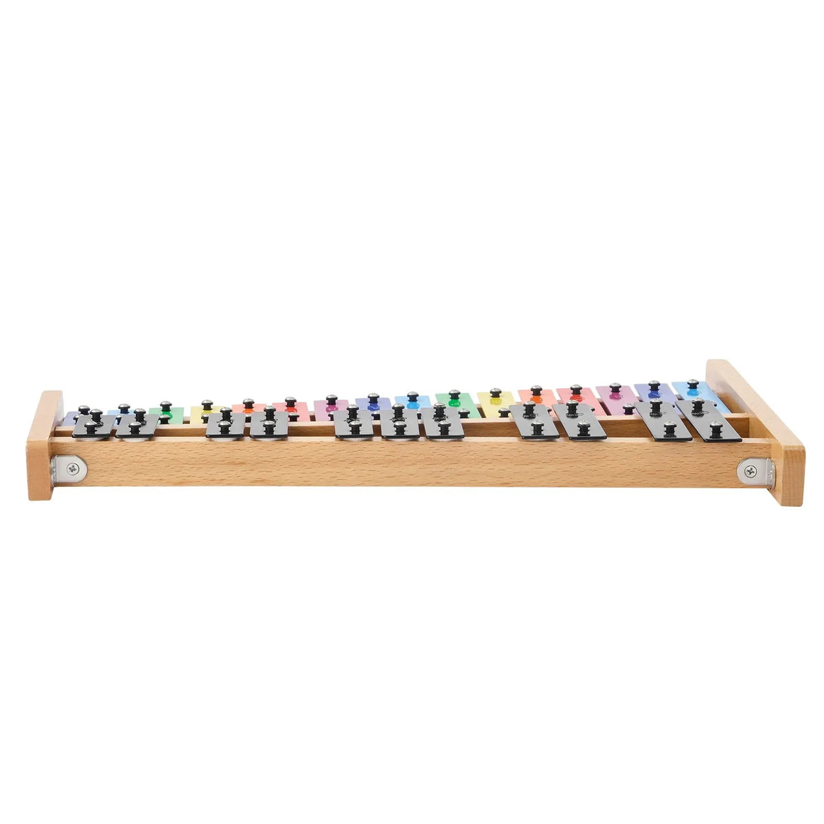 VEVOR Glockenspiel 27 Tones with Coloured Metal Keys, 4 Mallets and Bag