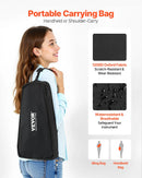 VEVOR 27 toņu glokenspīls/ksilofons ar krāsainiem metāla taustiņiem, profesionāls perkusiju instruments ar 4 vālītēm un pārnēsājamo somu, piemērots iesācējiem un pieaugušajiem