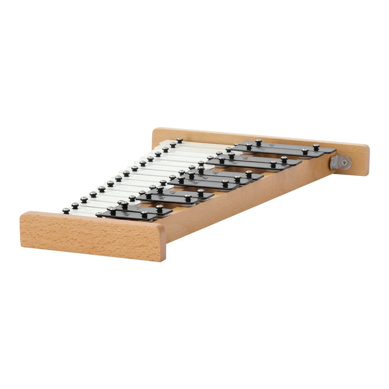 VEVOR metalofons ar 27 notīm, profesionāls perkusiju instruments ar metāla plāksnītēm, 4 vālītēm un pārnēsāšanas somu, piemērots iesācējiem un pieaugušajiem mūzikas apguvei