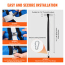 VEVOR 102 cm apaļās šūpoles bērniem, celtspēja 340 kg, 900D zils oksforda audums