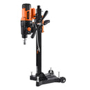 VEVOR dimanta serdes urbjmašīna ar statīvu, urbšanas diametrs 20–254 mm, mitrās un sausās urbšanas iekārta betonam, 2 ātrumi 535 / 920 apgr./min, 2500 W, UNC 1 1/4–7 vītne, ar 10 urbjiem, piemērota betonam, ķieģelim un akmenim