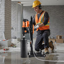 VEVOR dimanta serdes urbjmašīna ar statīvu, urbšanas diametrs 20–254 mm, mitrās un sausās urbšanas iekārta betonam, 2 ātrumi 535 / 920 apgr./min, 2500 W, UNC 1 1/4–7 vītne, ar 10 urbjiem, piemērota betonam, ķieģelim un akmenim