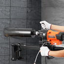 VEVOR dimanta serdes urbjmašīna ar statīvu, urbšanas diametrs 20–201 mm, 3000 W dimanta serdes urbšanas iekārta ar statīvu betonam, ķieģelim un mūra materiāliem