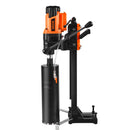 VEVOR dimanta kodolurbšanas iekārta, urbšanas diametrs 20–200 mm, statīvā montējama sausai un mitrai urbšanai betonā, 8 urbji, 850 apgr./min, UNC 1 1/4–7 vītne, 3000 W