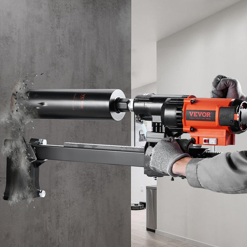 VEVOR mitrās un sausās urbšanas dimanta serdes urbjmašīna betonam, serdes urbšanas iekārta, 3200 W, 750 apgr./min