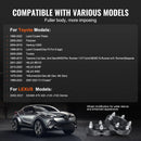 31,75 mm 6x139,7 mm kalti riteņu adapteri, 6 skrūvju, melni, 4 gab.