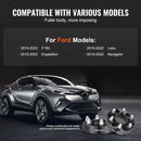 38,1 mm 6x135 mm kalti riteņu adapteri, 6 skrūvju, melni, 4 gab.