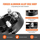 38,1 mm 6x135 mm kalti riteņu adapteri, 6 skrūvju, melni, 4 gab.