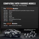 38,1 mm 6x139,7 mm kalti riteņu adapteri, 6 skrūvju, melni, 4 gab.