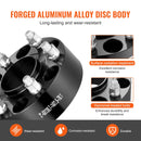 50,8 mm kalta alumīnija riteņu starplikas 6x139,7, 4 gab., melnas, M14x1,5, 108 mm