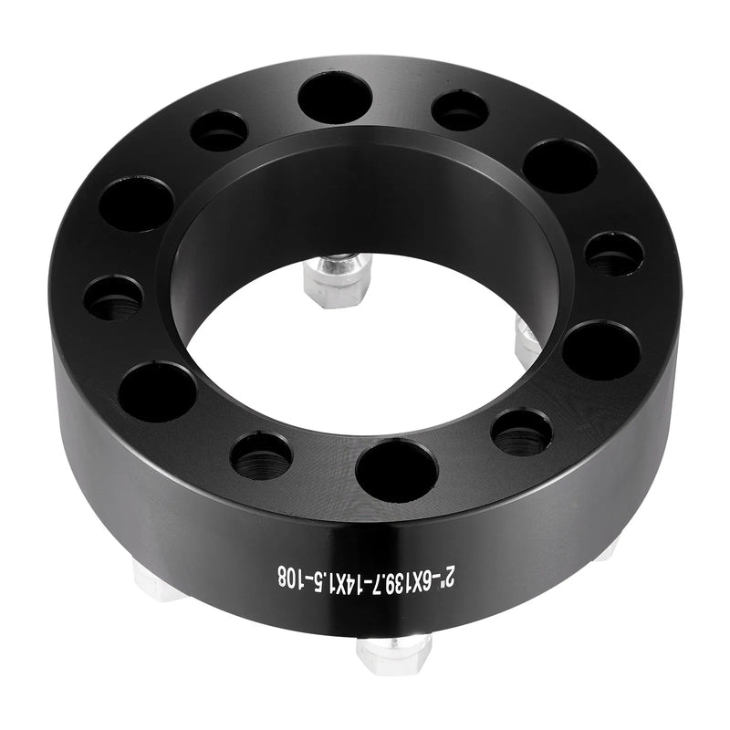 50,8 mm 6x139,7 mm kalti riteņu adapteri, 6 skrūvju, melni, 4 gab.