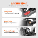 Riepu malas piepūšanas ierīce, 9 l tilpums, 10,3 bar maksimālais spiediens, rokas darbināma, pārnēsājama, darbības spiediens 6-8 bar, piemērota kravas automašīnām, ATV, automašīnām un traktoru riepu remontam