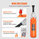 Riepu malas iestatītājs, 8 l tilpums, 8,3 bar, pārnēsājama rokas gaisa piepūšanas ierīce, darbības spiediens 5,9-8 bar, piemērota kravas automašīnām, traktoriem, ATV un automašīnām