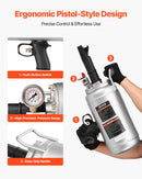 VEVOR portatīvs riepu bortu uzstādīšanas blasteris, 6 l gaisa tvertne, rokas riepu uzstādīšanas instruments ar sprūda mehānismu, darba spiediens 0,6–0,8 MPa, vieglajām automašīnām, SUV, vieglajiem kravas auto, elektroskrejriteņiem un ATV