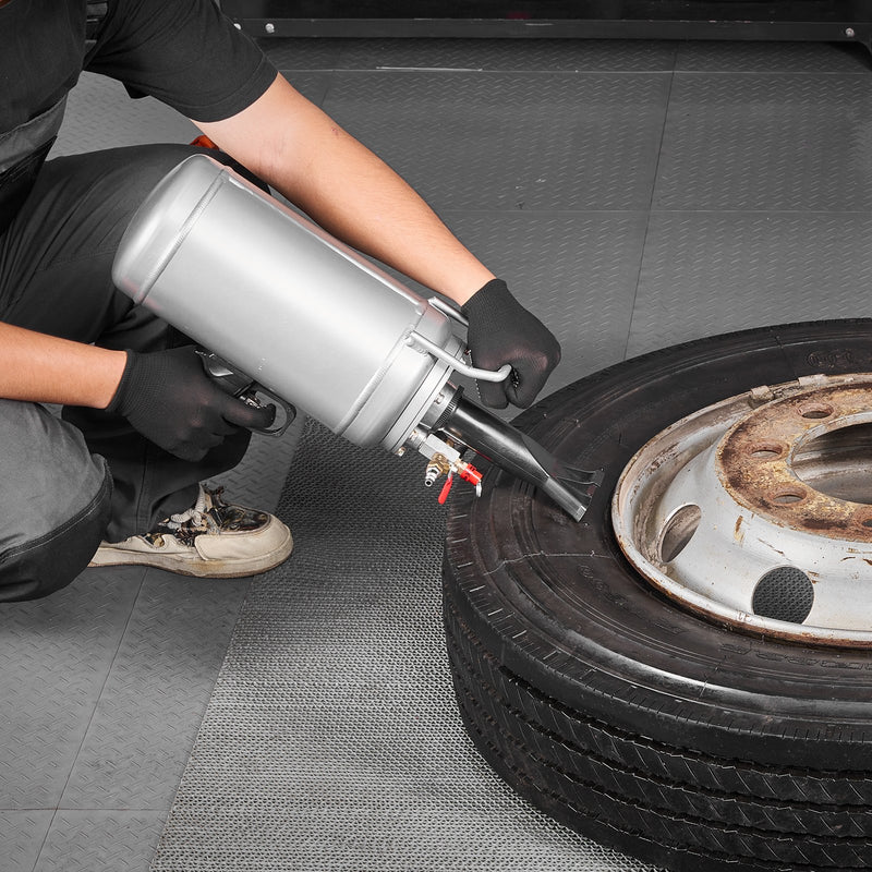 VEVOR portatīvs riepu bortu uzstādīšanas blasteris, 6 l gaisa tvertne, rokas riepu uzstādīšanas instruments ar sprūda mehānismu, darba spiediens 0,6–0,8 MPa, vieglajām automašīnām, SUV, vieglajiem kravas auto, elektroskrejriteņiem un ATV