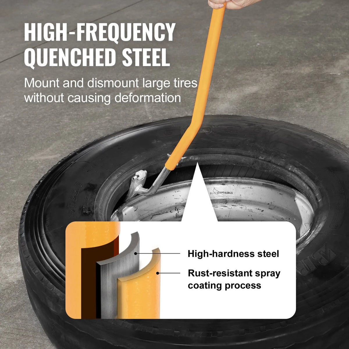 Truck Tyre Changer/Demounter 22.5–24.5″ for Radial and Tubeless Tyres