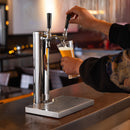 VEVOR nerūsējošā tērauda alus tornis ar diviem krāniem, pārveides komplekts, dubultais manometrs W21.8, S-sistēmas savienotājs, alus notekpaplāte