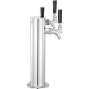 VEVOR trīs krānu alus dozators, nerūsējošais tērauds, kegeratora komplekts ar iepriekš samontētām šļūtenēm un pašaizverošiem krānu savienojumiem, piemērots pasākumiem, bāriem un restorāniem