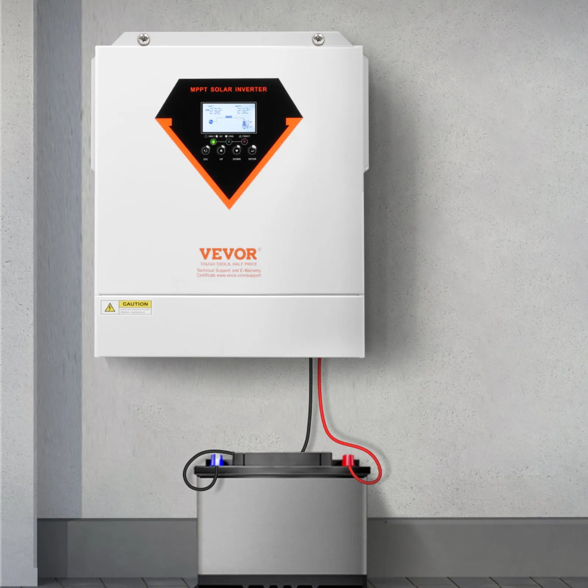 VEVOR Hybrid Inverter 3500W — 24V, MPPT 100A