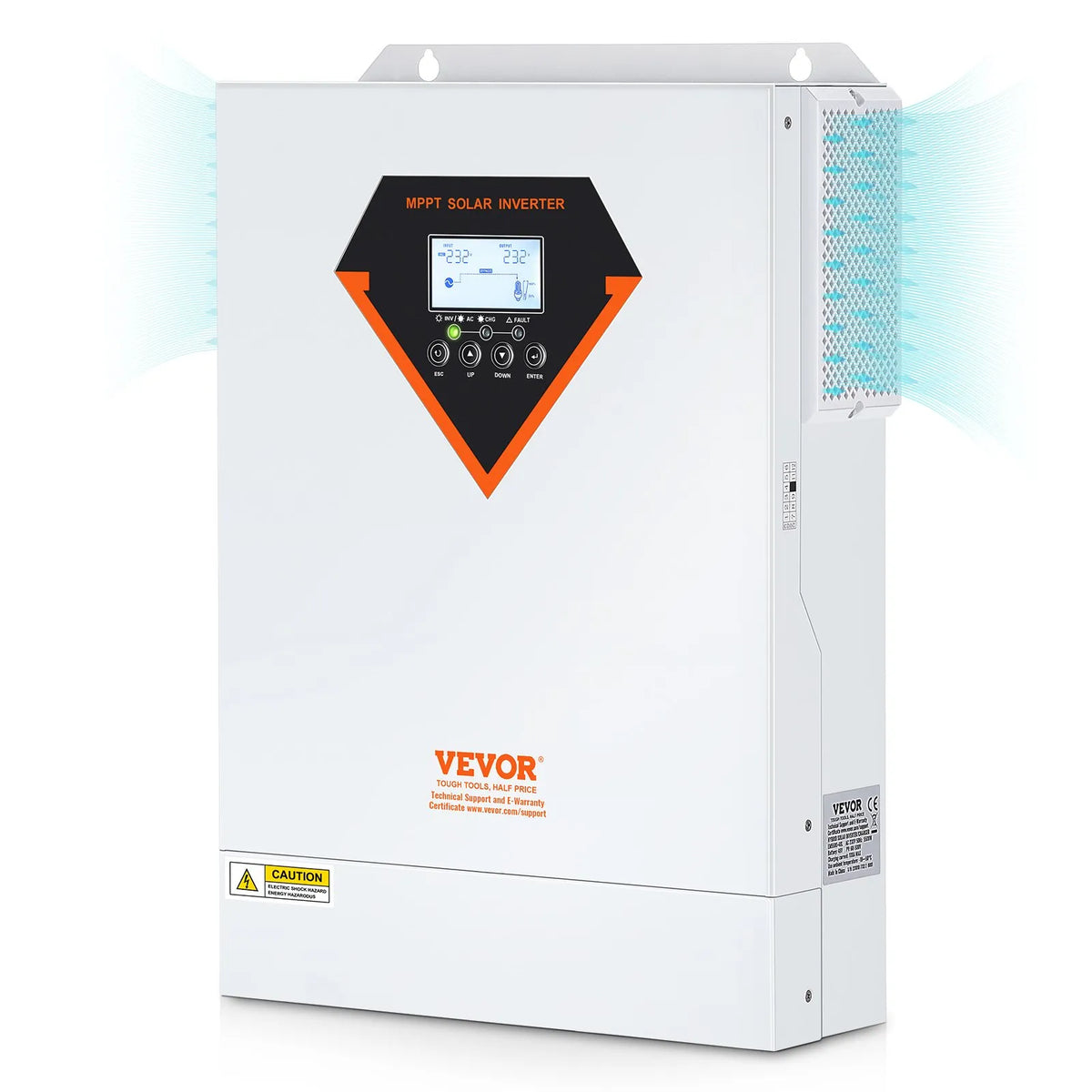 VEVOR Hybrid Inverter 5500W — MPPT 100A, off-grid
