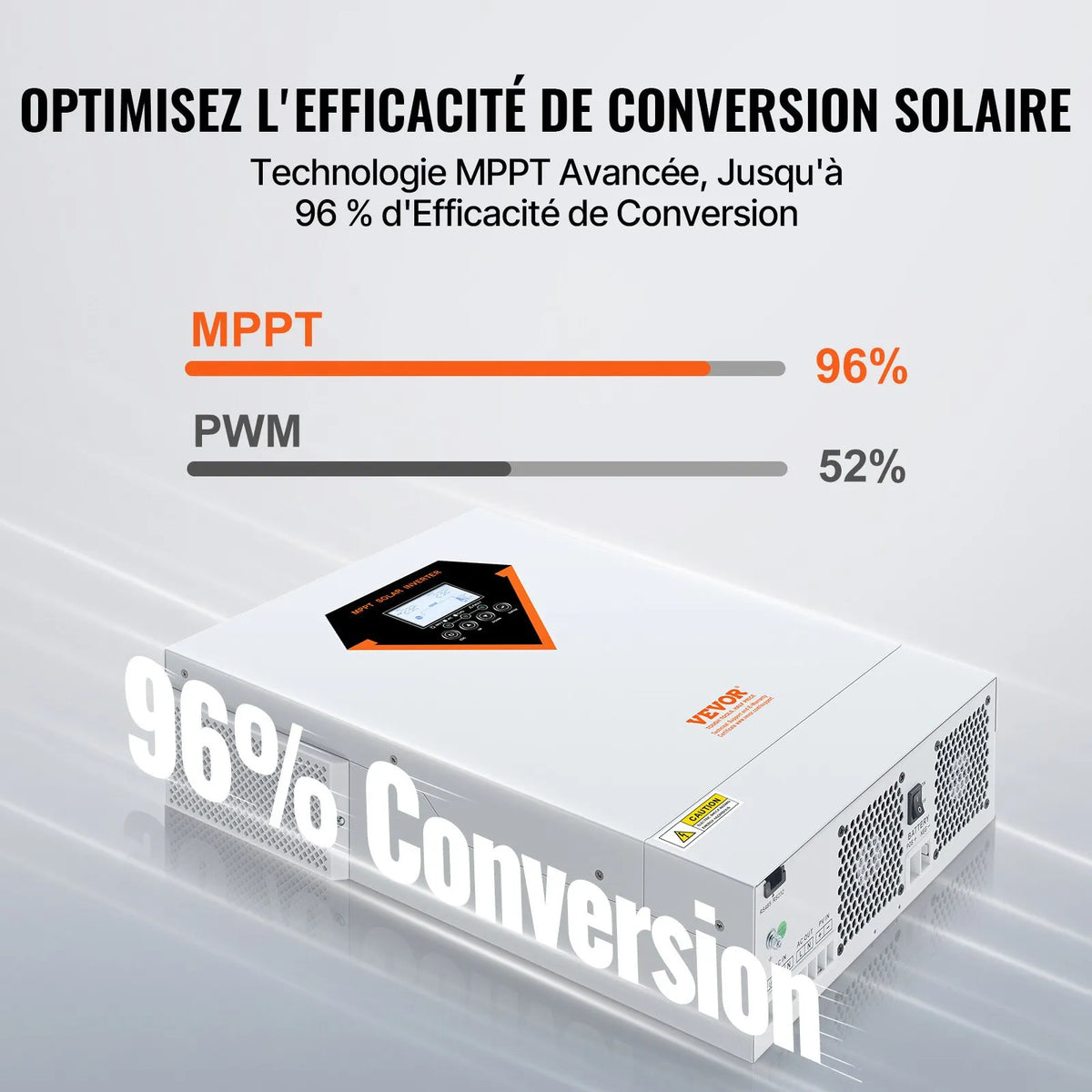 VEVOR Hybrid Inverter 5500W — MPPT 100A, off-grid