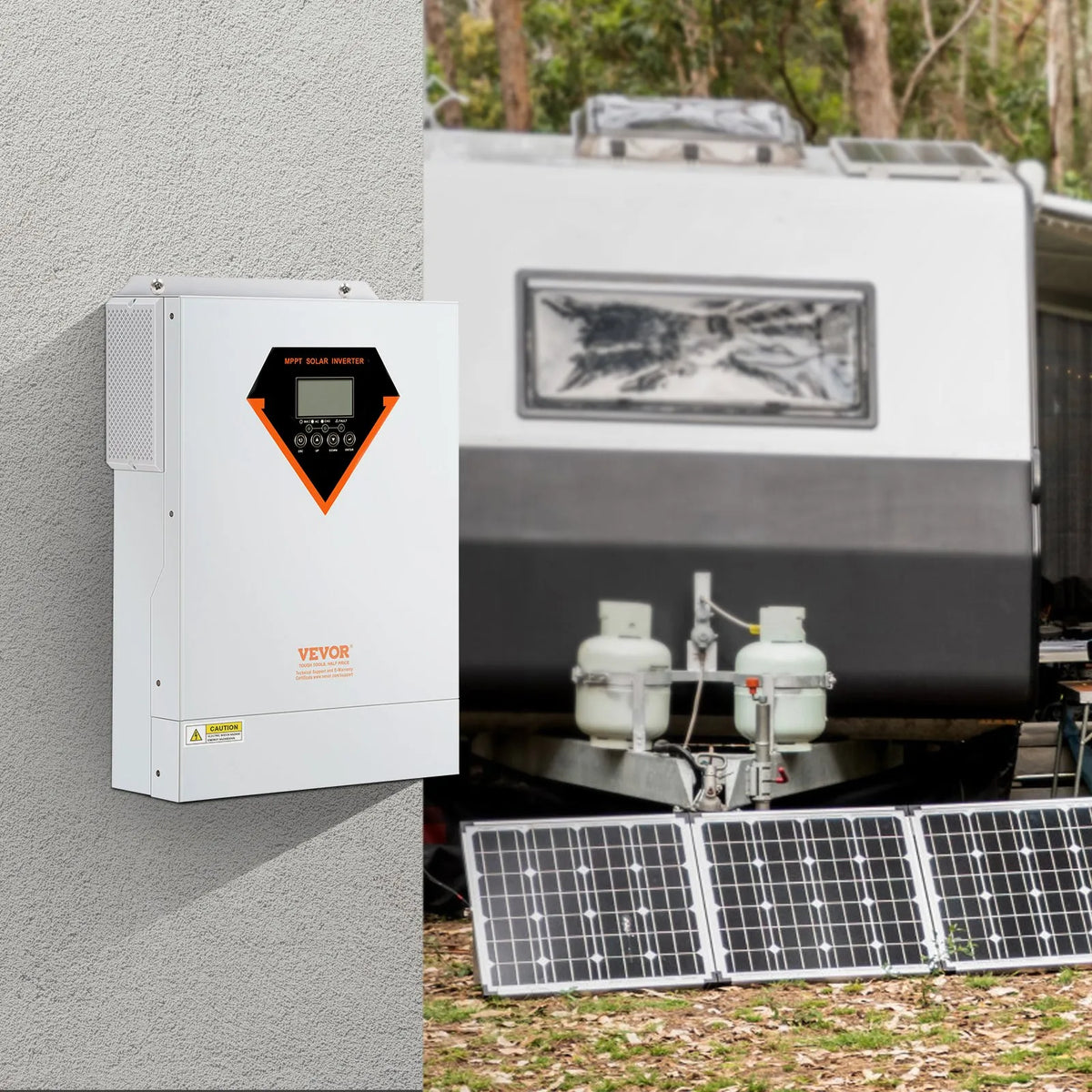 VEVOR Hybrid Inverter 5500W — MPPT 100A, off-grid